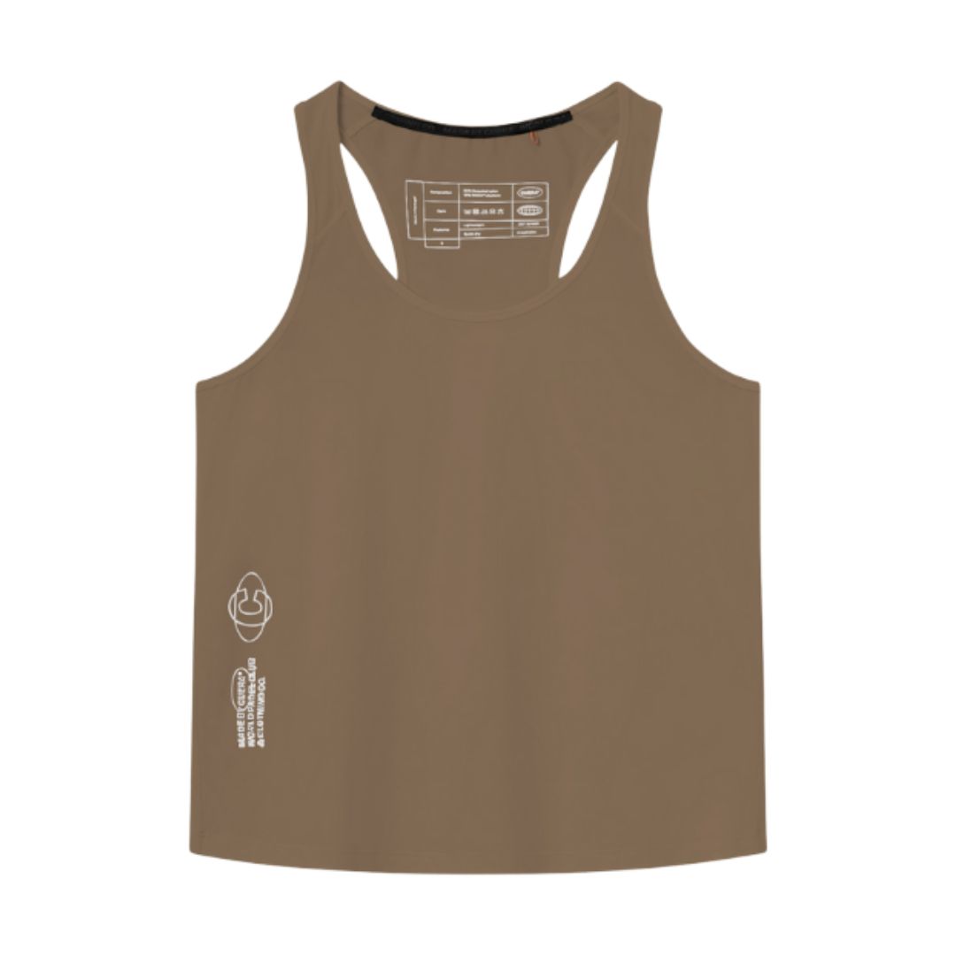 Cuera Oncourt Airy Tank Top Women Walnut